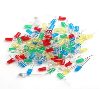 Набор светодиодов 5мм 100 штук