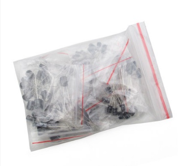 Набор электролетических конденсаторов разной величины (0.22-470мкФ) 120 штук