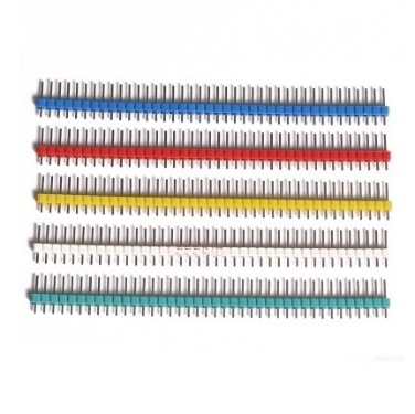 Гребенка штырьевая жёлтая 2.54мм на 40 контактов