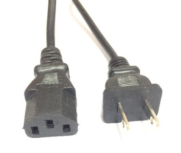 AC кабель 120Вт длиной 1.2М с 2-контактной вилкой под американскую розетку