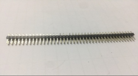 Штырьевая гребенка 2.54мм на 40 контактов 2-рядная