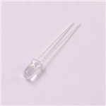 Белый свтодиод 3мм 2В 20мА с длиной ножек 28мм