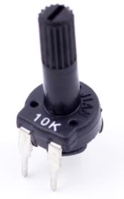 Потенциометр с ручкой PT10-2 10К