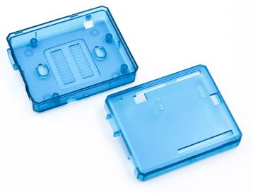 Прозрачно-синий акриловый корпус для Arduino