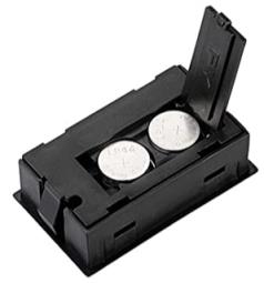 Цифровой термометр FY-11 черного цвета с батарейкой в комплекте