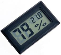 Цифровой термометр FY-11 черный цвет с метровым каблем, без батарейки