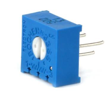 Подстроечный резистор (потенциометр) 3386P 200Ом