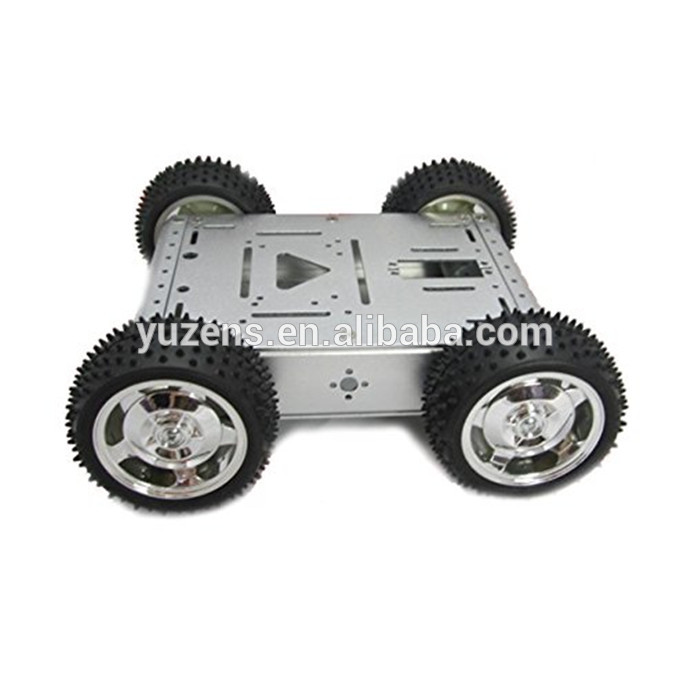 Металлическая основа с колесами для построения робота