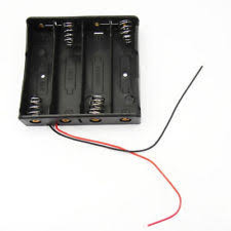 Батарейный отсек (держатель) для 4 аккумуляторов 18650, без крышки