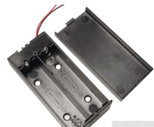 Батарейный отсек (держатель) для 2 аккумуляторов 18650, с крышкой и выключателем