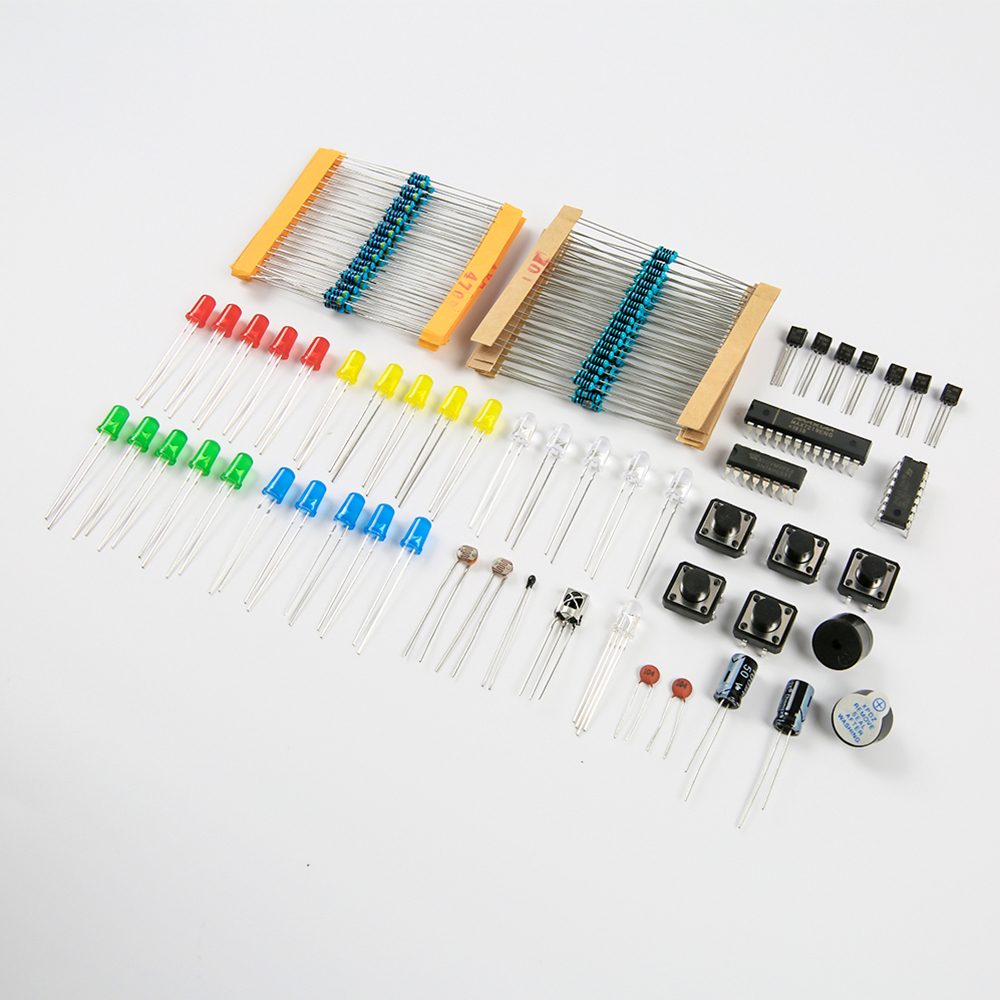 Стартовый набор Arduino UNO R3 DIP KUONGSHUN с логотипом без батарейки крона 9В с блоком питания под американскую розетку