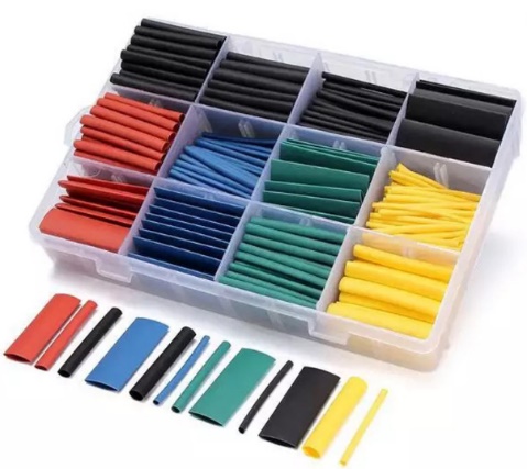 Набор разноцветных термоусадок 530 штук