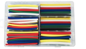 Набор разноцветных термоусадок 168 штук