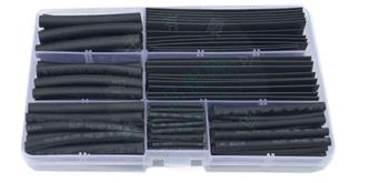Набор черных термоусадок 168шт
