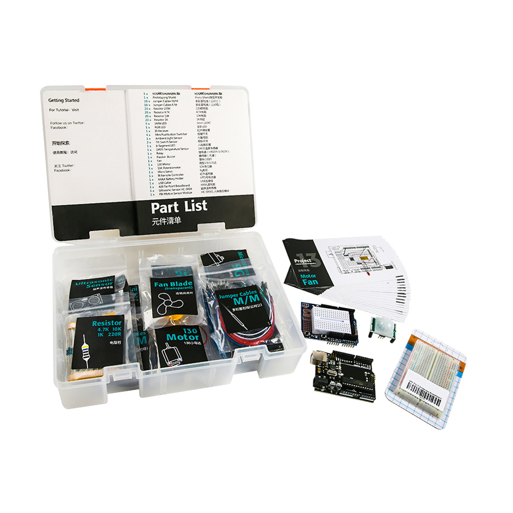 Набор для начинающих Arduino UNO R3 DIP