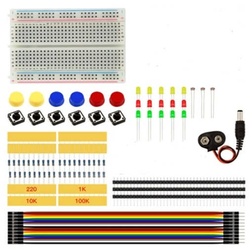 Обучающий набор компонентов в картонной упаковке