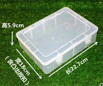 Пластиковая коробка для хранения 22.7*18*5.9см