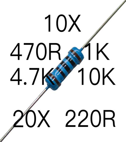 Набор резисторов 60 штук