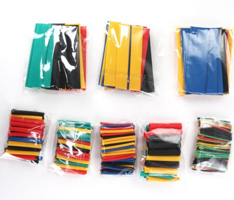 Набор разноцветных термоусадок 328 штук