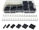 Набор разъемов DuPont 2.54мм 310 штук (1/2/3/4/5/6/8 контактов)