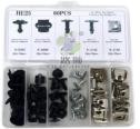 Набор алюминиевых креплений HE25 для двигателя автомобиля 60 штук