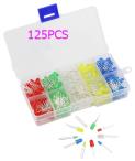 Набор светодиодов 125 штук (5мм, 5 цветов)