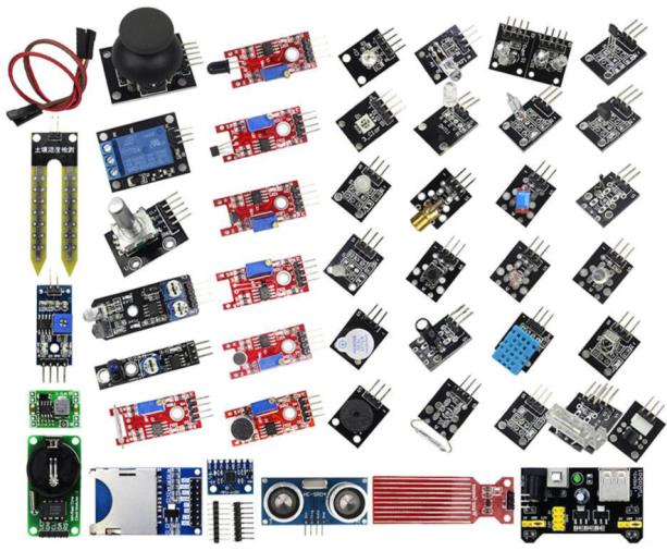 Набор датчиков 45 штук в картонной упаковке