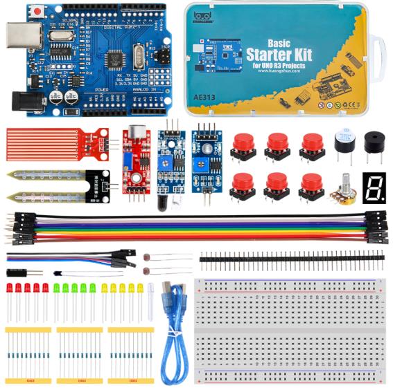 Набор для проектов на базе   Arduino UNO R3 Arduino UNO R3 CH340 для проектов базовая версия