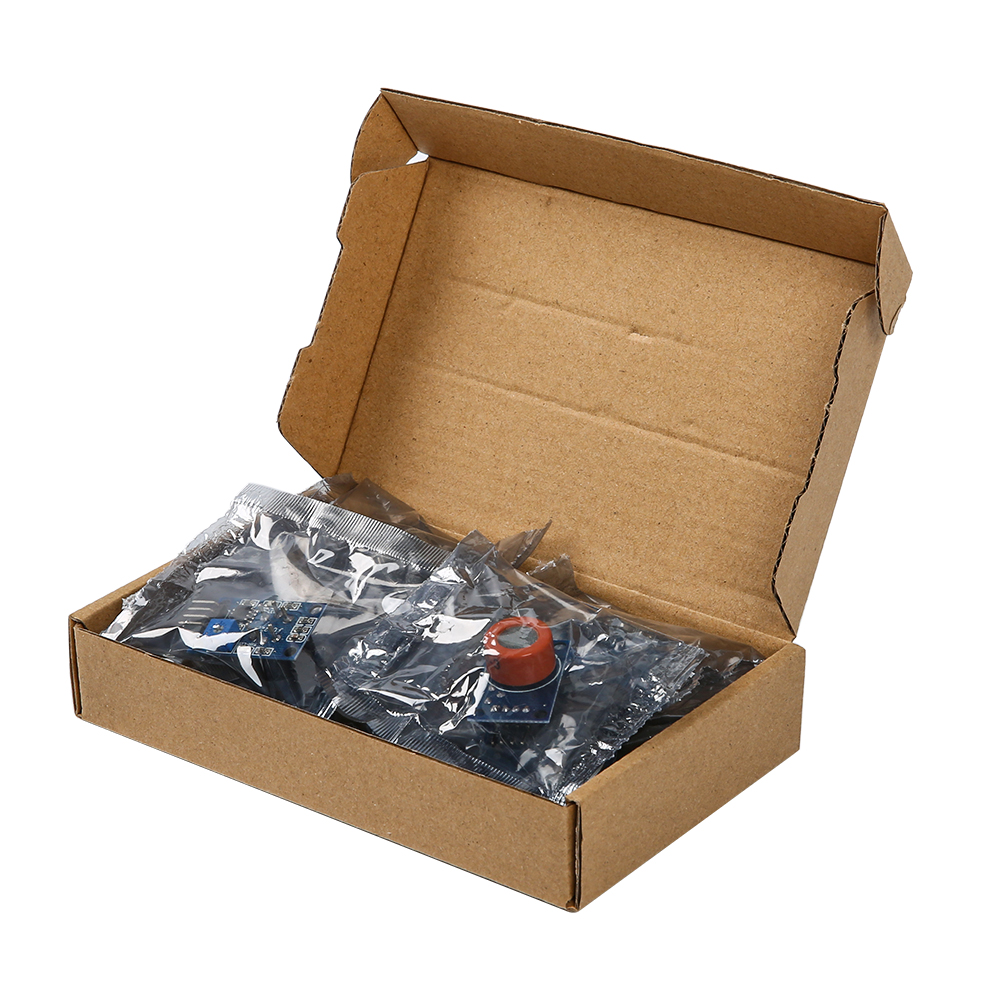 Набор из 9 датчиков газа в картонной упаковке