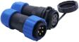 Авиационный разъем SD20-5PIN (25А, влагозащищенный, вилка+розетка)