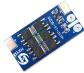 Плата защиты HXYP-1S-5025 для 1S Li-ion аккумулятора 3.7V (рабочий ток до 24А, импульсный ток до 42А, никелевые контакты)