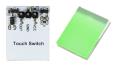 Модуль емкостного сенсорного переключателя HTTM (зеленый, 2.7В-6В, тактильная панель)