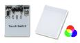 Модуль емкостного сенсорного переключателя HTTM (RGB, 2.7В-6В, подсветка, тактильная панель)