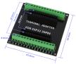 Черный 30-пиновый терминальный адаптер ESP32