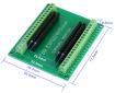Зеленый 38-пиновый терминальный адаптер ESP32/V4/Goouuu