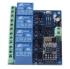 Wi-Fi релейный модуль ESP8266 ESP-01 (4 канала, 5В, умный дом, управление через приложение)