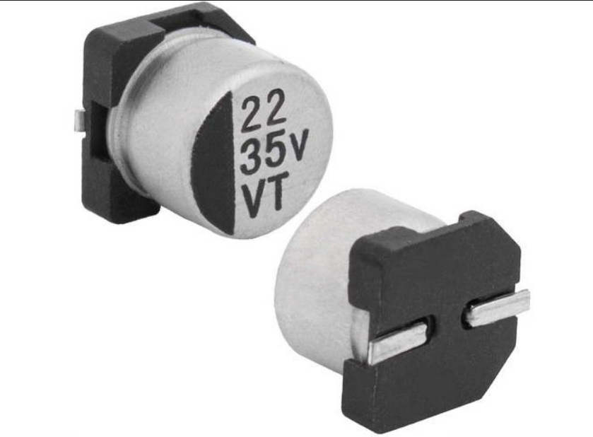 35V, 22µF, Алюминиевый электролитический конденсатор SMD, размер 5?5,4 мм
