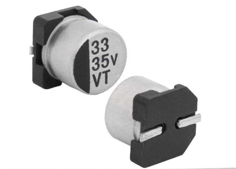 35V, 33µF, Алюминиевый электролитический конденсатор SMD, размер 6,3?5,4 мм