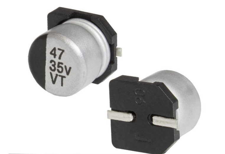 35V, 47µF, Алюминиевый электролитический конденсатор SMD, размер 6,3?5,4 мм