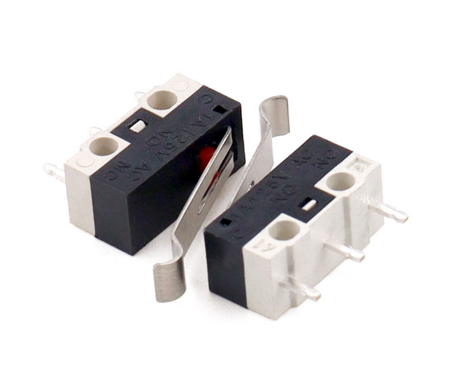 Микровыключатель для мыши, 3конт, Г-образный рычаг