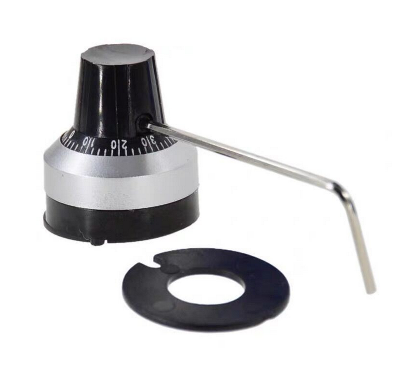 3590S-2, Ручка регулировочная со шкалой, 6,35мм