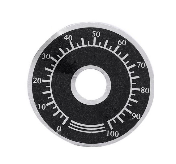 RV24YN20S, Шкала регулировки 0–100, для потенциометра