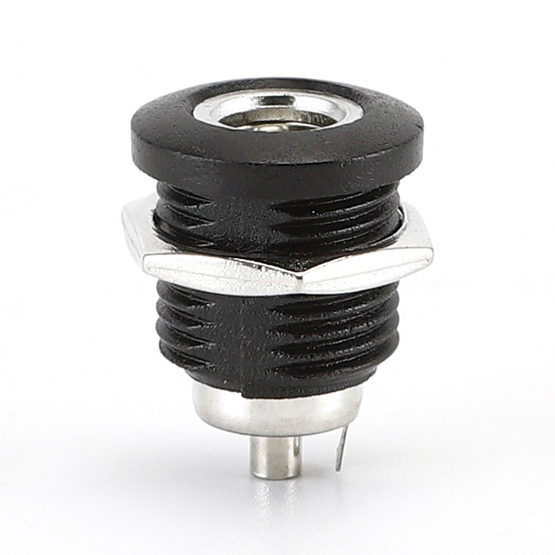 DC-022D, Гнездо питания DC, с гайкой, 5,5?2,5 мм, медное, для высоких токов [DC-022D 5,5?2,5]