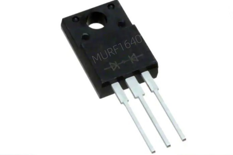 MURF1640CT, Сборка диодов быстродействующая, 16А 400В, корпус TO-220F (3 вывода)
