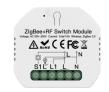 Релейный модуль Tuya Zigbee RF 3.0 (1 канал, умный выключатель света, нулевой провод, нейтральная упаковка, 2 варианта печати, 59?53?28 мм)