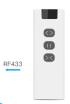 Пульт ДУ RF433 для штор (с батареей в комплекте)