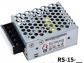 Блок питания MEAN WELL RS-15-24 (15Вт, 24В)