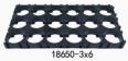 Батарейный отсек (держатель) для 3x6 аккумуляторов 18650, диаметр отверстия 18.5мм