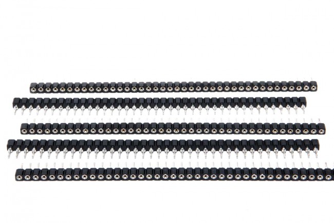 Разъем штыревой  1*40/шаг 2.54мм (мама)