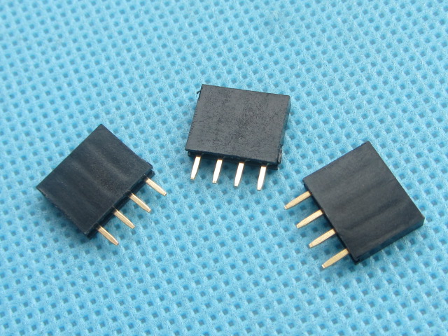 Штыревой разъем 1*4p 2.54mm